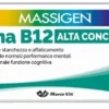 Massigen Vitamina B12 Alta Concentrazione - Integratore contro la stanchezza, 14 flaconcini