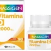 Massigen Vitamina D 2000 U.I. - Integratore alimentare per difese immunitarie, 90 capsule softgel