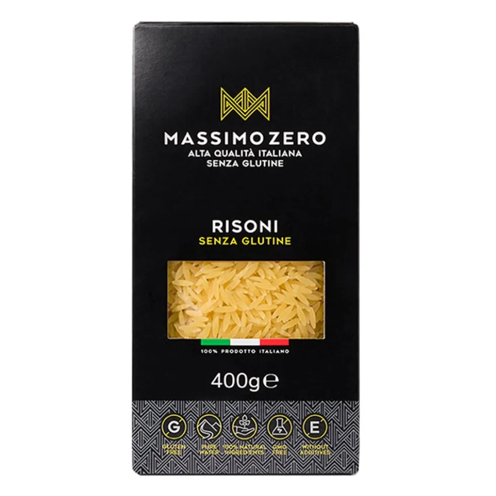 Massimo Zero Pasta Senza Pasta Glutine Risoni, 400g