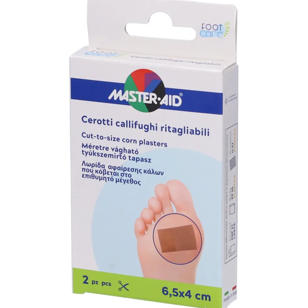 Master-Aid Cerotti callifughi - Cerotto callifugo ritagliabile per i calli e i duroni, 2 pezzi