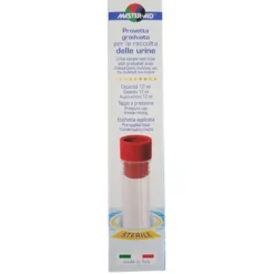 Master-Aid Contenitore graduato - Provetta sterile per la raccolta delle urine, 1 pezzo da 12 ml