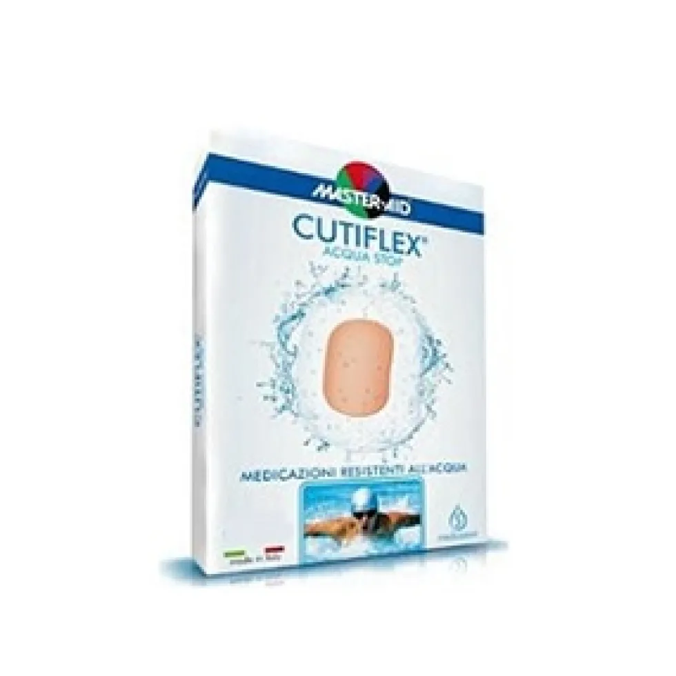 Master-Aid Cutiflex Acqua Stop Medicazione Autoadesiva 10,5x20 cm 5 Pezzi