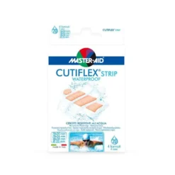 Master-Aid Cutiflex Strip Waterproof Cerotti impermeabili assortiti per proteggere le ferite, 20 cerotti