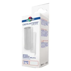 Master-Aid Dermatess - Benda orlata idrofila per il fissaggio di medicazioni 7 cm x 5 m, 1 benda