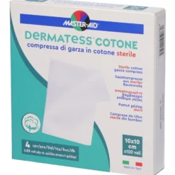 Master-Aid Dermatess Cotone - garza idrofila, 100 compresse