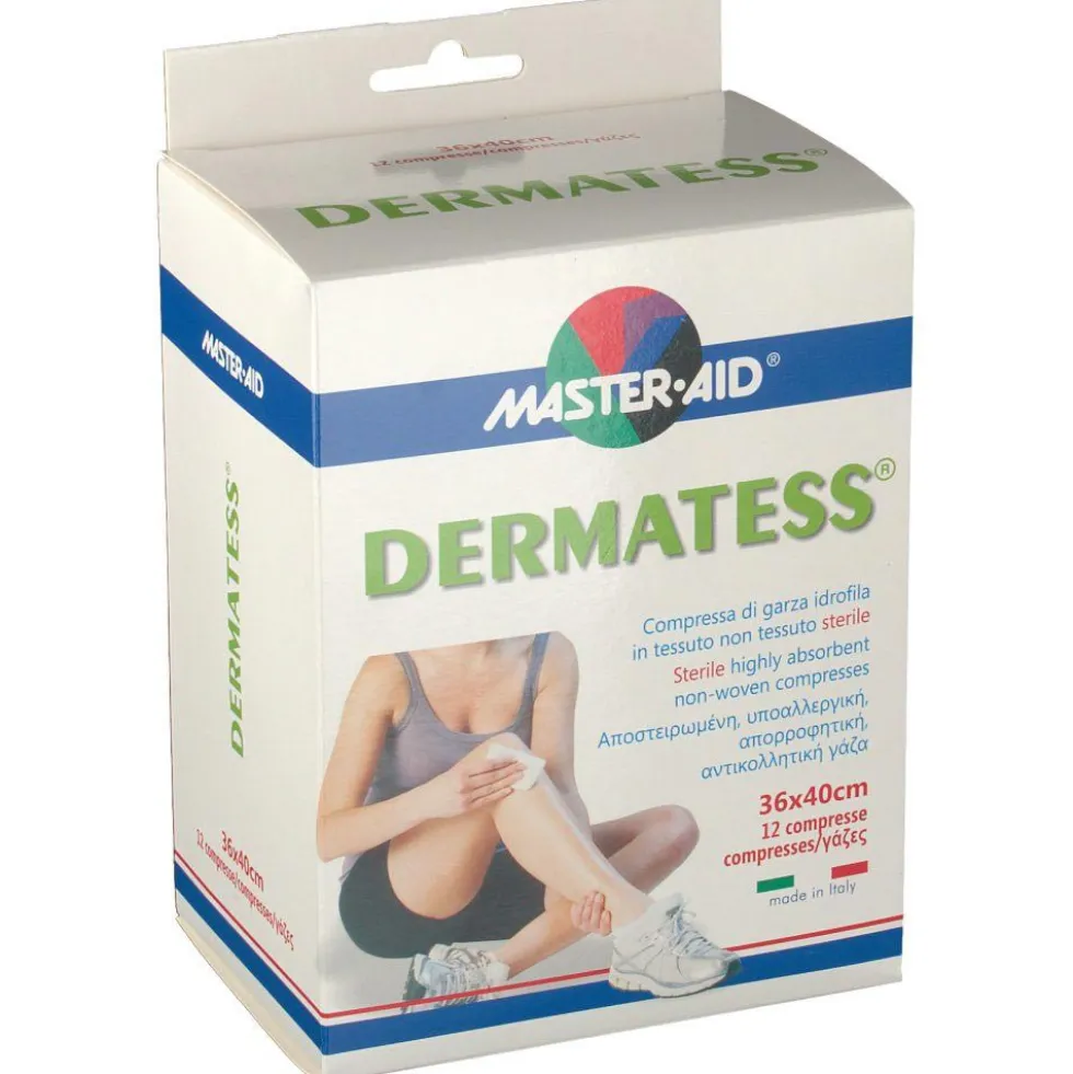 Master-Aid Dermatess - Garza Idrofila in TNT 36x40cm, 12 garze