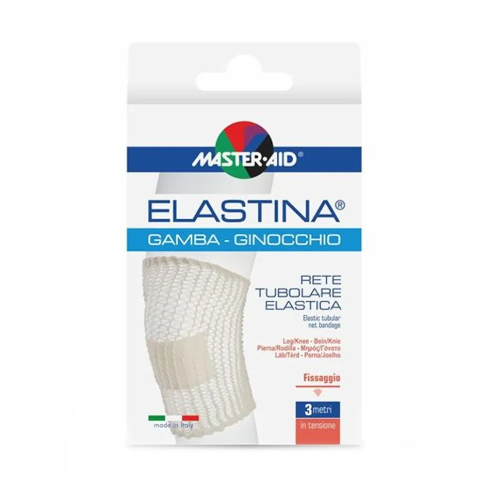 Master-Aid Elastina Rete Tubolare Elastica Gamba/Ginocchio 3 metri, 1 pezzo