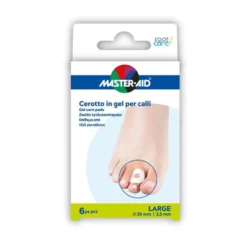 Master-Aid Foot Care - Cerotti in gel per lenire il dolore da calli, 6 cerotti taglia L
