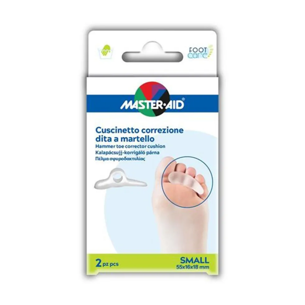 Master-Aid Foot Care - Cuscinetto per Dita a Martello Taglia S, 1paio
