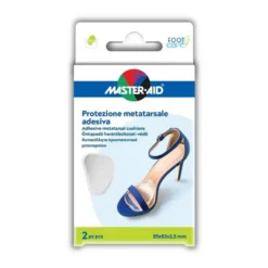 Master-Aid Foot Care - Protezione metatarsale adesiva in gel per il dolore all'avampiede, 1 paio