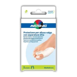 Master-Aid Foot Care - Protezione alluce valgo Dispositivo in gel per la separazione delle dita, 1 pezzo