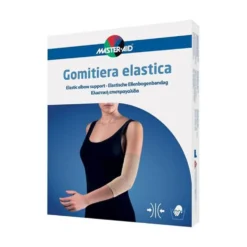 Master-Aid Gomitiera elastica taglia 4 - Tutore traspirante per la protezione del gomito, 1 pezzo