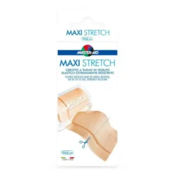 Master-Aid Maxi Stretch - Cerotto a taglio in tessuto elastico per le pelli sensibili 50 x 8 cm