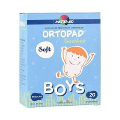 Master-Aid Ortopad - Cerotto occlusore morbido da bambino per ambliopia e strabismo, 20 occlusori