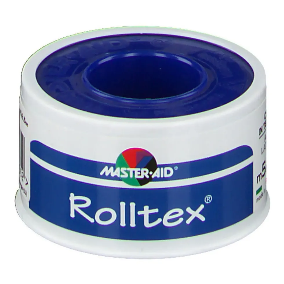 Master-Aid Rolltex - Cerotto in Tela Bianca 2,5cm x 5m, 1Pezzo