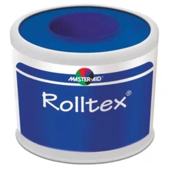 Master-Aid Rolltex - Cerotto in tela bianca per il fissaggio di medicazioni rotolo da 5 cm x 5 m