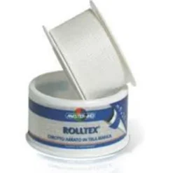 Master-Aid Rolltex - Cerotto in tela bianca per il fissaggio di medicazioni rotolo da 5 cm x 5 m