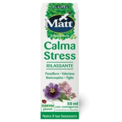 Matt Calma Stress - Integratore in gocce per il rilassamento e il sonno, 50 ml