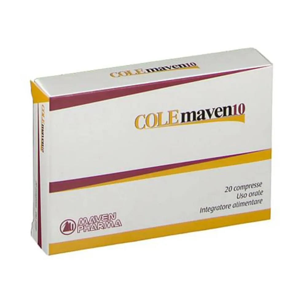 Maven Pharma Colemaven 10mg Integratore Alimentare, 20 compresse