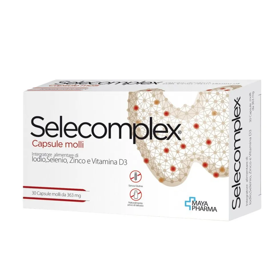 Maya Pharma Selecomplex Integratore Funzione Tiroidea, 30 Perle