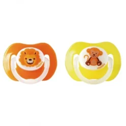 Mebby Succhietto Silicone 6+ M Disegno Animali 2 Pezzi