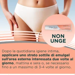 Meclon Lenex Emulgel Intimo per Irritazioni Vulvari, 50ml
