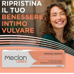 Meclon Lenex Emulgel Intimo per Irritazioni Vulvari, 50ml
