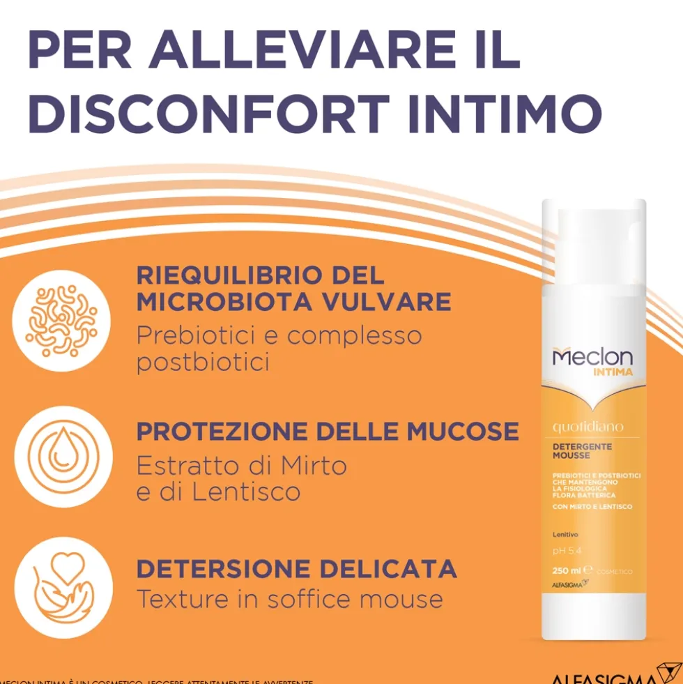 Meclon Quotidiano Detergente in Mousse Lenitivo pH 5.4, 250ml