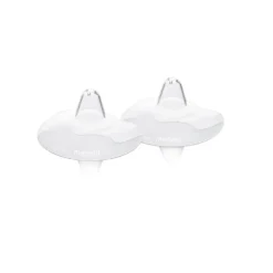 Medela Contact - Paracapezzoli per l'allattamento e i capezzoli dolenti, 2 pezzi misura L 24 mm