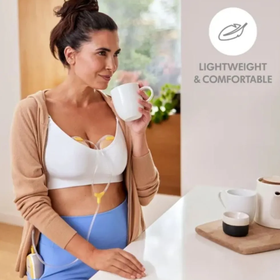 Medela Freestyle Hands-Free - Tiralatte elettrico doppio indossabile per estrarre il latte, 1 kit