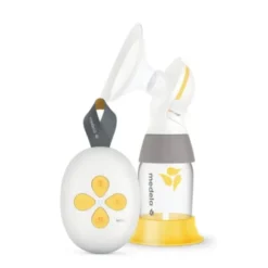 Medela Solo - Tiralatte elettrico singolo per l'estrazione del latte, 1 bottiglia da 150 ml