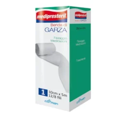 Medipresteril Benda Di Garza 10cm x 5m, 1 Pezzo