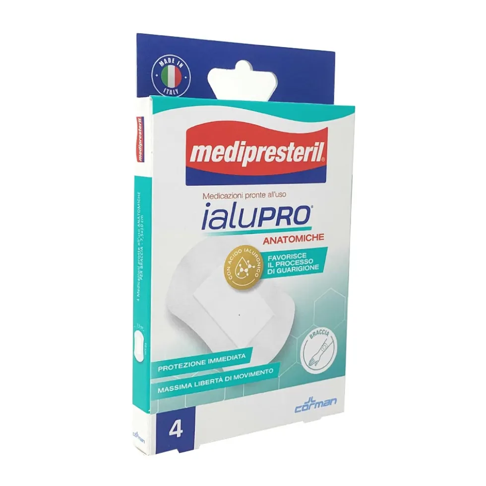 Medipresteril Ialupro - Medicazioni Anatomiche per Braccia, 4medicazioni