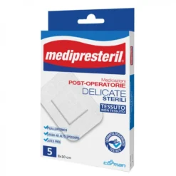 Medipresteril Medicazione Post-Operatoria Delicata 8x10 cm - Cerotti sterili per le ferite, 5 pezzi