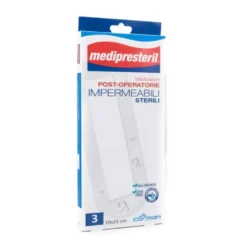 Medipresteril Medicazione Post Operatoria Impermeabile 10x25cm, 3Medicazioni