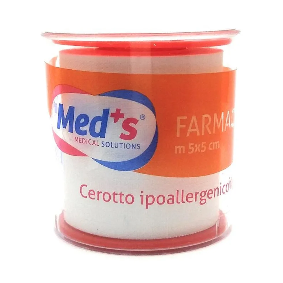 Med's Farmacerotto - Cerotto Ipoallergenico In Tela Misure m 5 x 5 cm