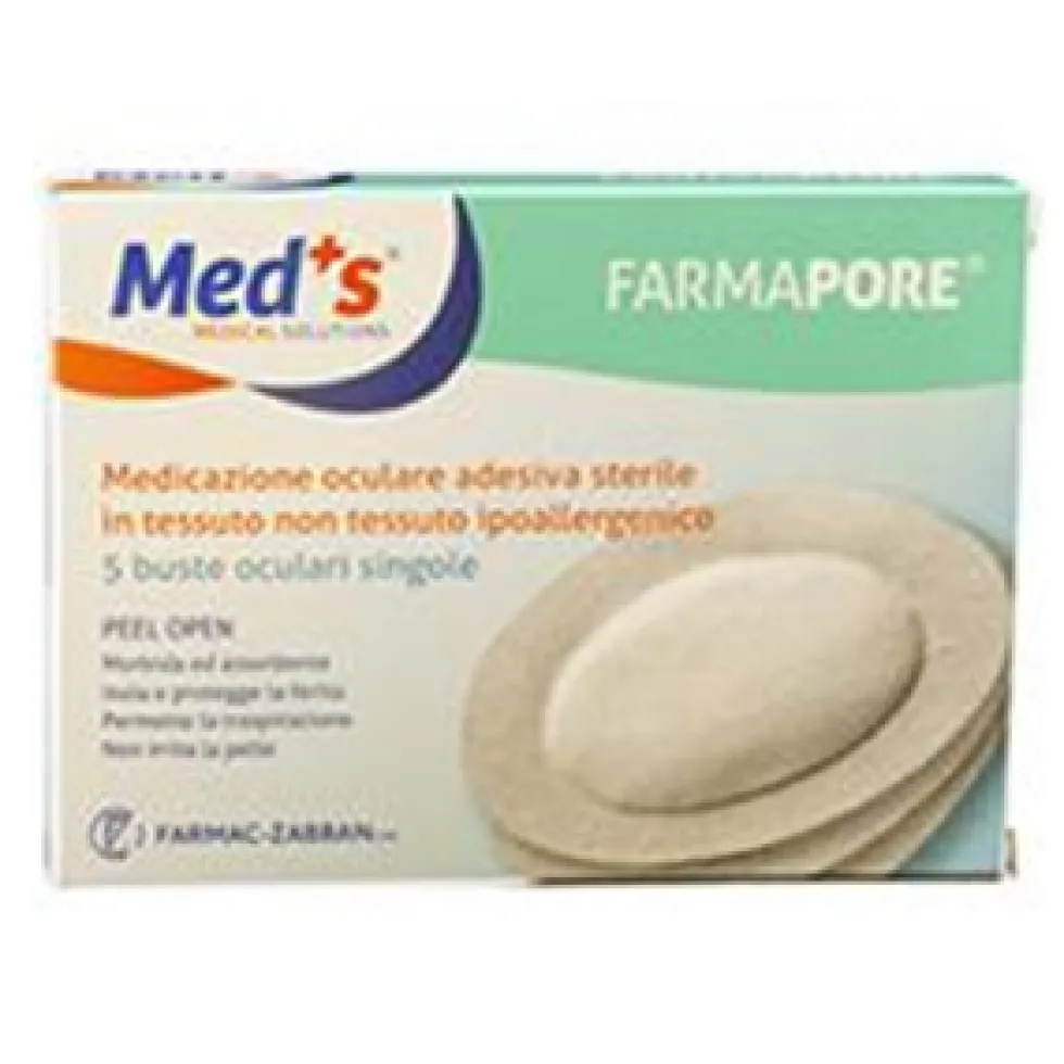 Med's Farmapore - Medicazione Oculare, 5 Pezzi