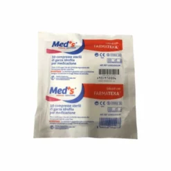 Med's Farmatexa - Compresse Sterili Garza Idrofila Medicazione 10x10 cm, 50Pezzi