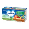 Mellin Omogeneizzato Albicocca Mela Banana 100% Naturale, 2x100g