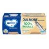 Mellin Omogeneizzato Salmone 100% Naturale, 2x80g