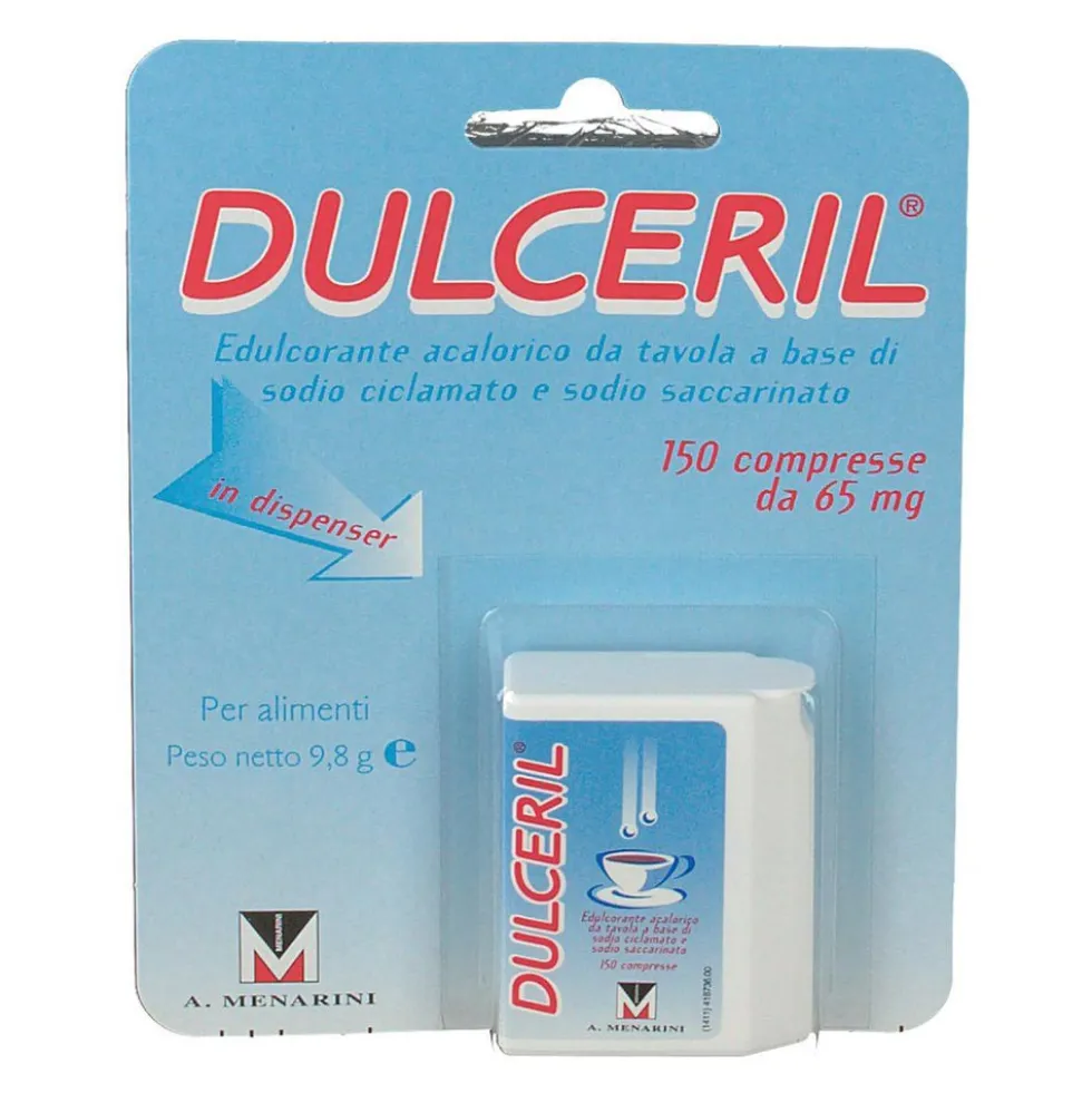 Menarini Dulceril Dolcificante Acalorico Senza Aspartame, 150 Compresse
