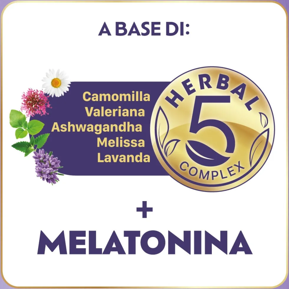 Menarini Laila DormiBene per il Sonno Integratore, 30 Pastiglie Gommose
