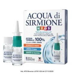 Menarini Terme di Sirmione Acqua di Sirmione KIDS Spray Nasale Soft, 6 Flaconcini Da 15ml