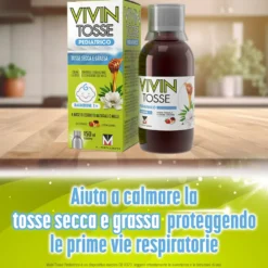 Menarini Vivin Tosse Pediatrico Sciroppo Tosse Secca e Grassa Sciroppo, 150ml