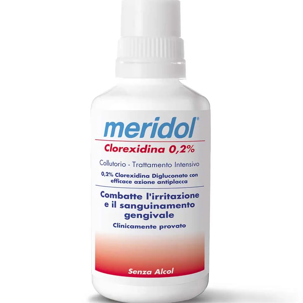 Meridol Collutorio Clorexidina 0,2% Irritazione e Sanguinamento Gengivale, 300ml