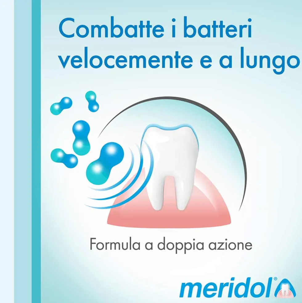 Meridol Collutorio Protezione Gengive Efficacia Antibatterica, 400ml