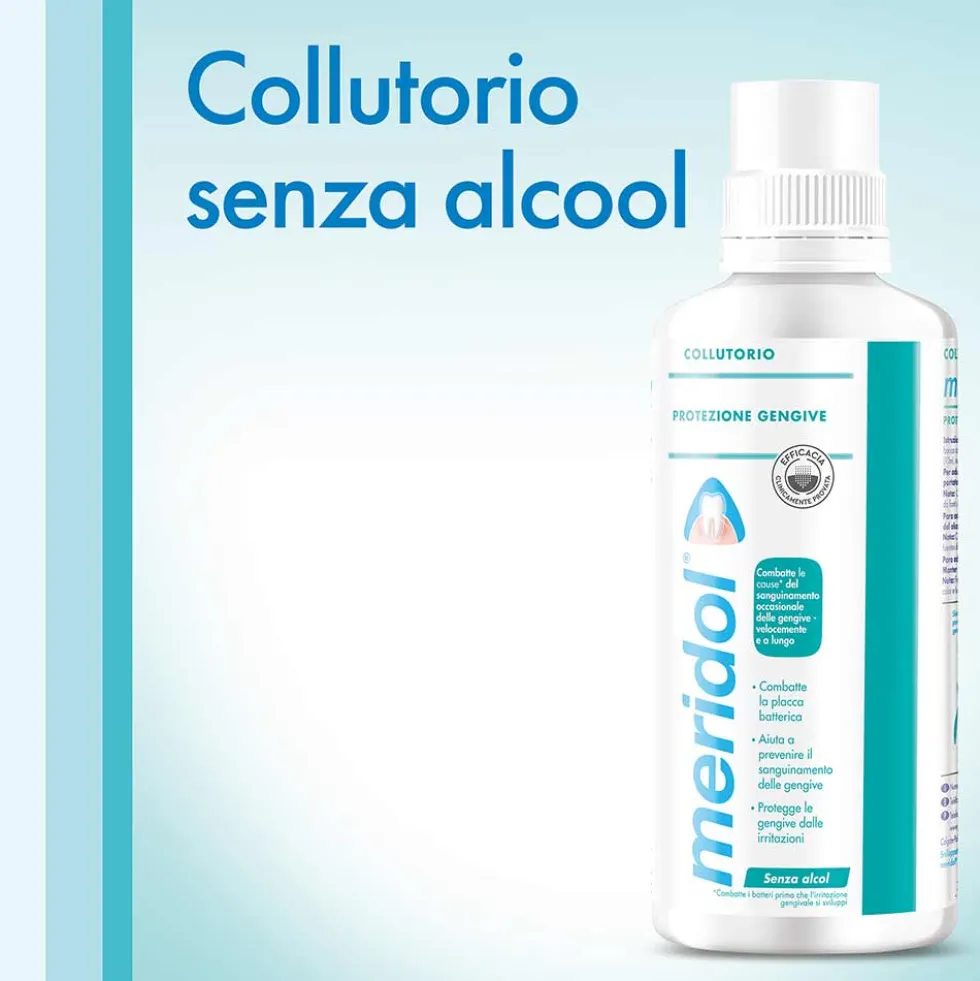 Meridol Collutorio Protezione Gengive Efficacia Antibatterica, 400ml