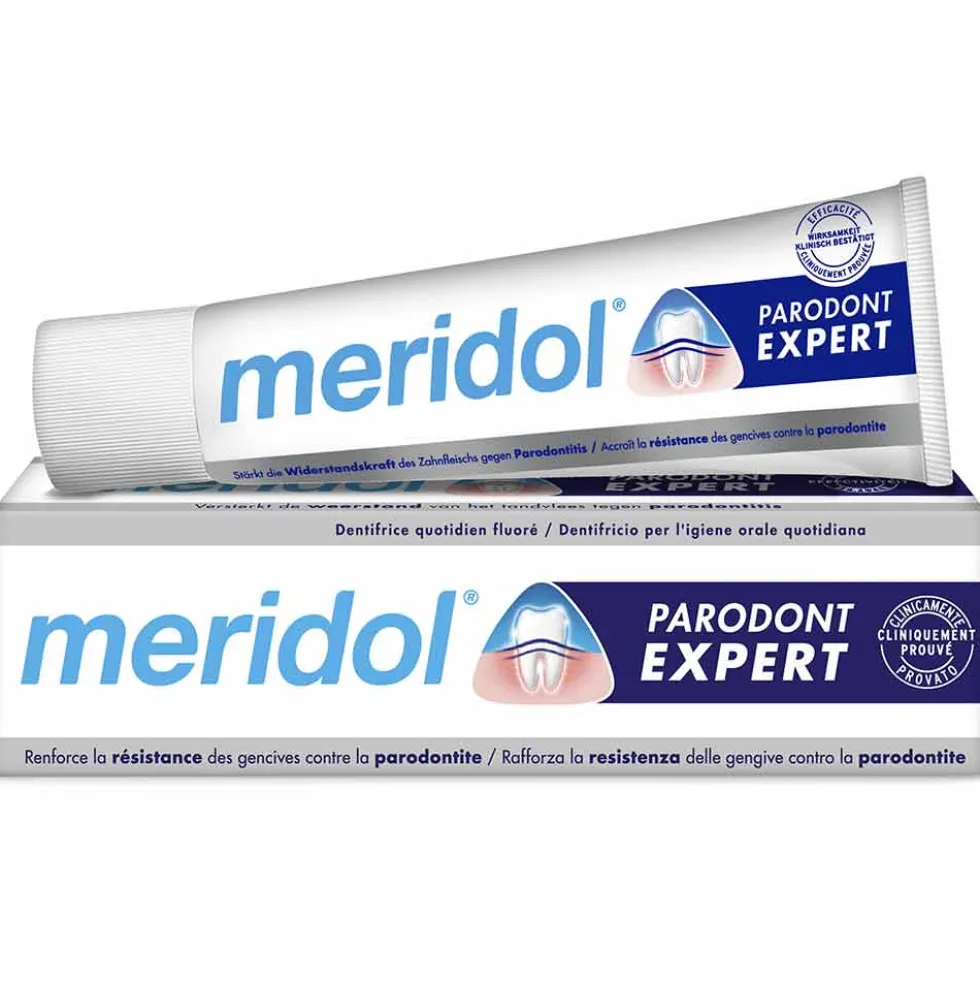 Meridol Dentifricio Parodont Expert Protezione Gengive dalla Paradontite, 75ml