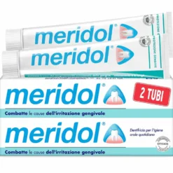Meridol Dentifricio Protezione Gengive Combatte Batteri e Irritazione, 2 x 75ml