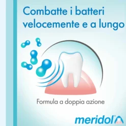 Meridol Dentifricio Protezione Gengive Combatte Batteri e Irritazione, 2 x 75ml